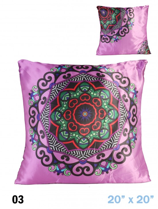 Abstract Print Silky-Touch Cushion & Filler